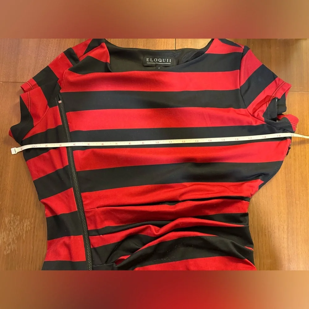 Eloquii Red and Black Dress - Picture 5 of 14